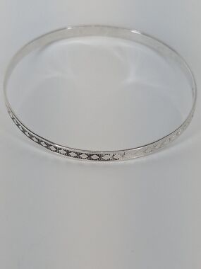 Vintage 1943-1950 Birks/Burkhardt 925 Sterling Silver Bracelet Bangle